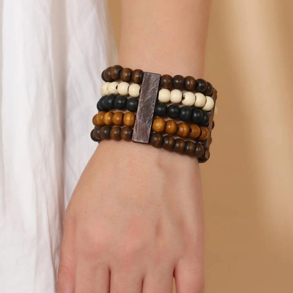 Boho Beaded Bracelet - Picture 1 of 3